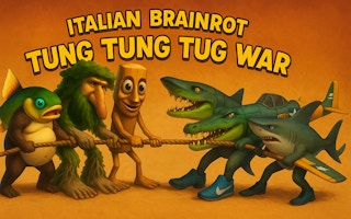Brainrot italian Tung Tung Tug War